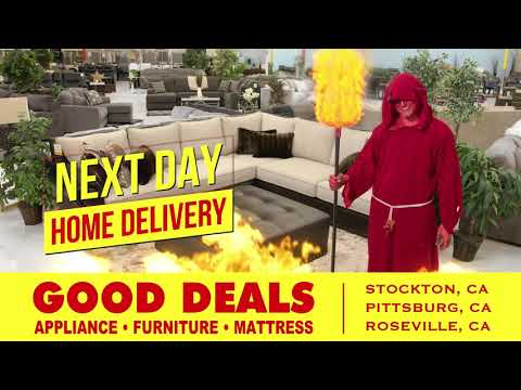 Good Deals Appliance Furniture Mattress Devil Halloween Commercial