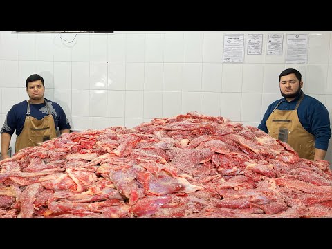 KAZY - sausage №1 in UZBEKISTAN! Kazakh DELICATE | 550-600 pieces per DAY! Uzbek cuisine.