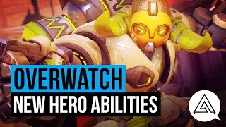 Overwatch | New Hero Orisa Gameplay - All Abilities & Skins Overview