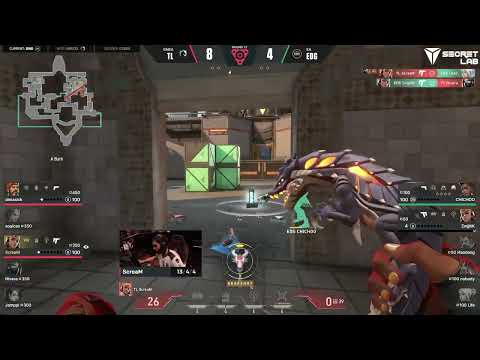 TL dimasick Knife kill LOL 🤣 vs EDward Gaming - Valorant Champions Knockouts