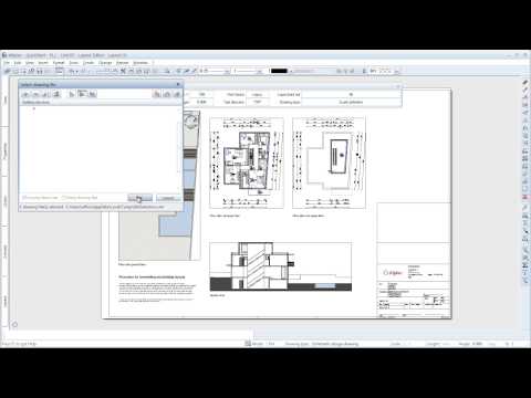 Allplan 2014 Quickstart (EN) - Assemble and Export Layouts to PDF - CAD Tutorials