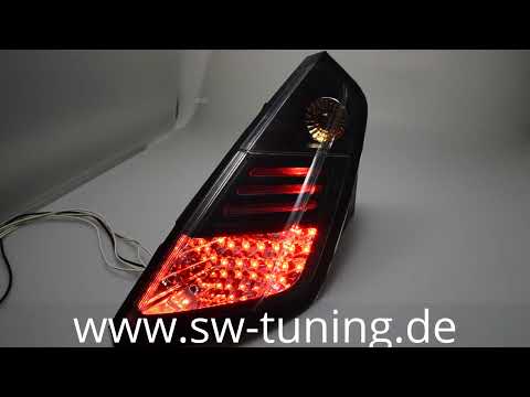Tuning SW-Light LED Rückleuchten passend für Fiat Grande Punto Typ 199 05-09 black SW-Tuning