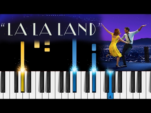 A Lovely Night - La La Land soundtrack - EASY Piano Tutorial
