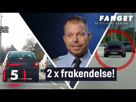 En Porsche og en Renault mister kortet | Fanget På Politiets Kamera | Kanal 5 Danmark