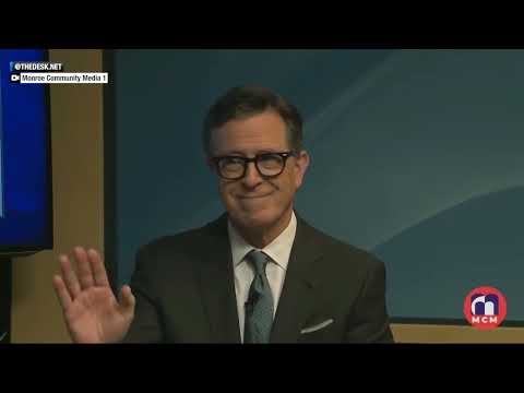FULL SHOW: After "Late Show" ends, Stephen Colbert hosts Monroe public access show