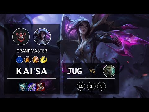 Kai'Sa Jungle vs Rengar - EUW Grandmaster Patch 10.24