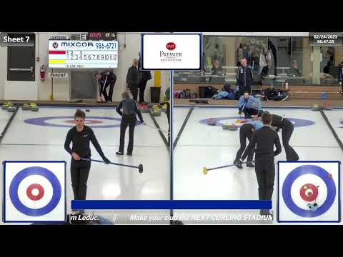 Jordan Lightbown vs. Ryan Parent - Draw 9 - Curling Alberta Mixed Provincial Championship