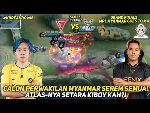 MYANMAR QUALIFIER GOES TO M4! - FALCON ESPORTS vs FENIX ESPORTS! Game 1, Best of 5 - #KBreakdown
