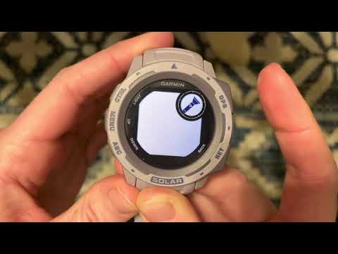 Garmin Instinct Control Menu