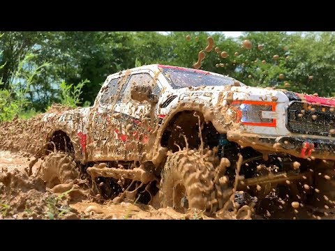 RC car : Ford F-150 Raptor Mud bash ! #1