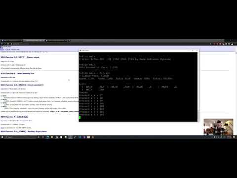 Aztec C Compiler on CP/M - Keypresses (BDOS)