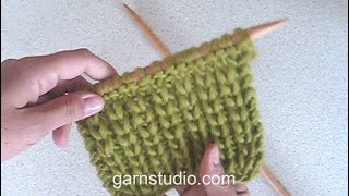 How to knit Shaker Rib
