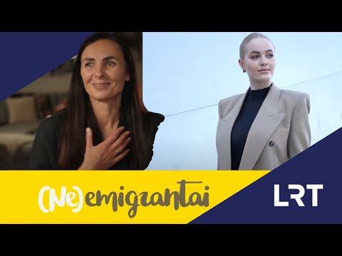 (Ne)emigrantai. Los Andžele įžymybe iš Lietuvos pakelta galva prisistatanti Neringa Šiaudikytė