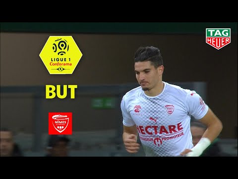 But Zinedine FERHAT (45') / AS Saint-Etienne - Nîmes Olympique (2-1)  (ASSE-NIMES)/ 2019-20