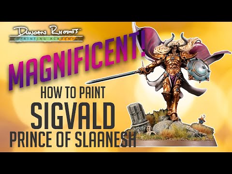MAGNIFICENT!!! How to paint Sigvald, Prince of Slaanesh.