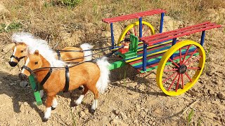 How To Make Horse Cart - DIY Woodworking Projects