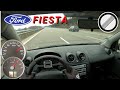 Ford Fiesta MK6 2005 Acceleration Top Speed Autobahn POV Drive