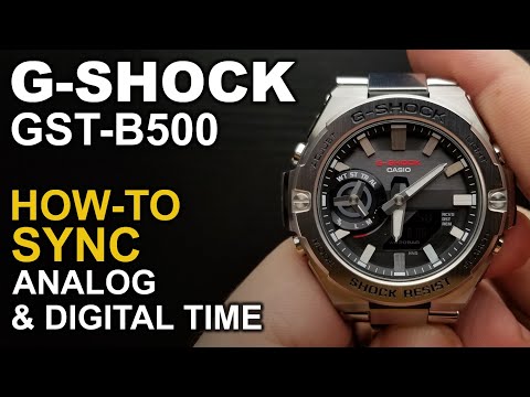 Gshock GST-B500 - Adjusting watch hands - Module 5684