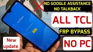 Download the video "All TCL Frp Bypass Android 11, 12, 13 2024 | Tcl Google Account Verification Lock Remove Without Pc"