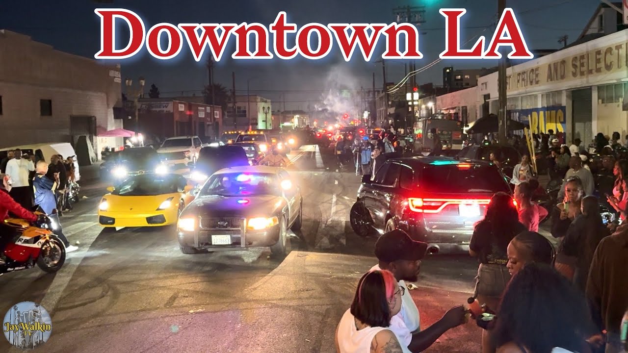 👮🏼‍♂️ Cops Shutdown Hill Street 🚓• Ep 2 | Los Angeles, California [4K]🇺🇸 