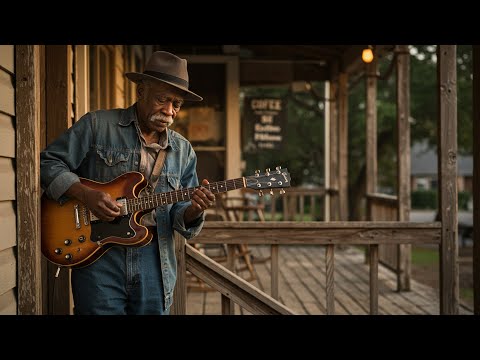 Dark October Blues - Late Evening Blues Music Played On Guitar And Piano !