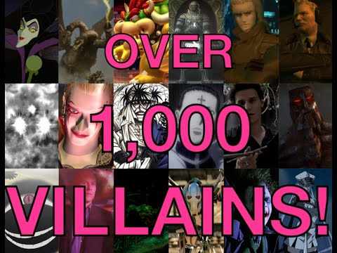 VILLAINS FOREVER - 1st Villains Tribute EVER with over 1,000 Villains - (HQ 1080p)