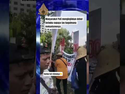 Pati mengharapkan debat tebuka supaya tau mekanismeya #pati #パティ #últimasnotícias #shortvideo #fyp