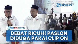 Detik-detik Kericuhan Debat Pilgub Aceh, Diduga Satu Paslon Pakai Alat Bantu Clip-on di Kerah