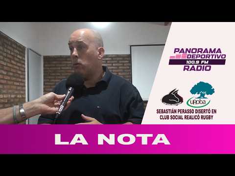PANORAMA DEPORTIVO TV 2026: RUGBY – SEBASTIAN PERASSO DISERTÓ EN REALICÓ
