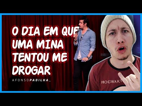 REACT AFONSO PADILHA - O DIA QUE UMA MINA TENTOU ME DROGAR | Afonso Padilha