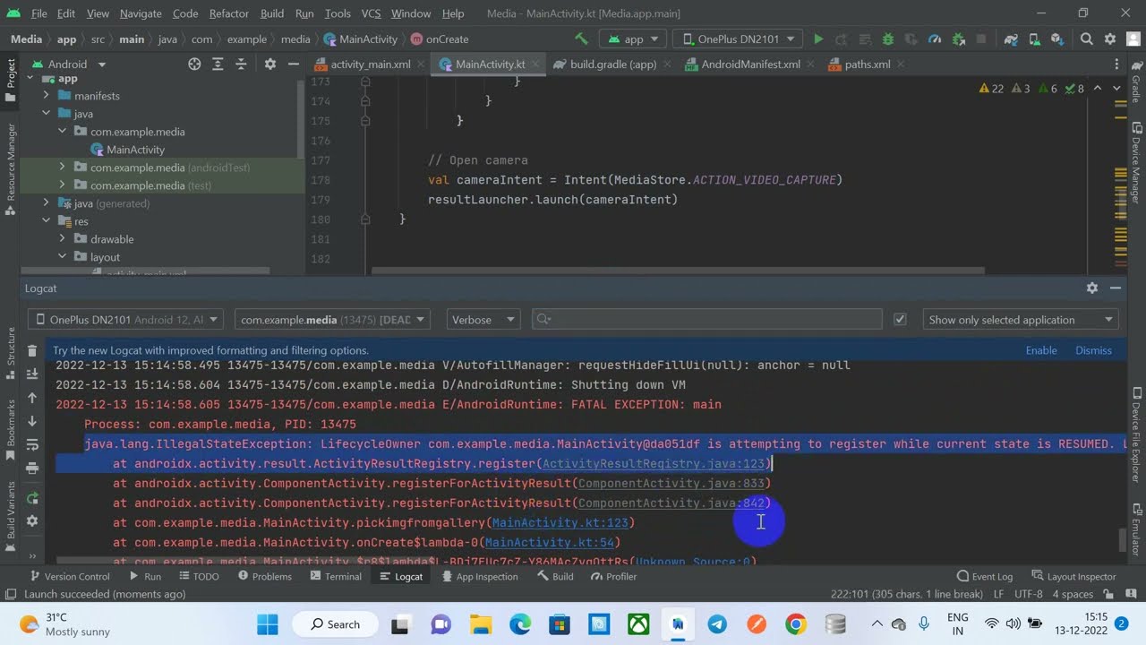 How to Fix  java.lang.IllegalStateException: LifecycleOwner