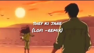 Shey ki jane(Lofi Remix) -Ahmed Shakib#Tanveer Eva