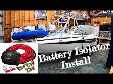 Boat Battery Isolator Install with Keyline