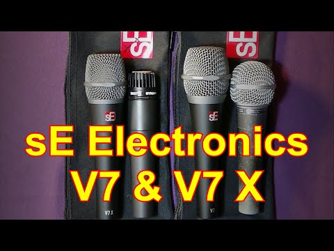 sE Electronics V7 & V7 X Review vs Shure SM58 USA (Earthworks Icon Pro & Beyerdynamic M88)