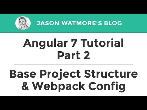 Angular 7 Tutorial Part 2 Create Base Project Structure Webpack Config
