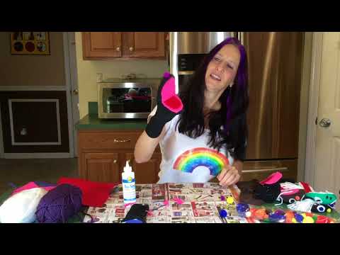 How to make a sock Puppet in 5 Minutes | DIY Sock Puppet