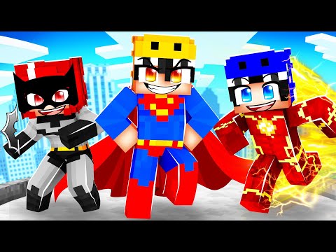 Minecraft but we're the JUSTICE LEAGUE...