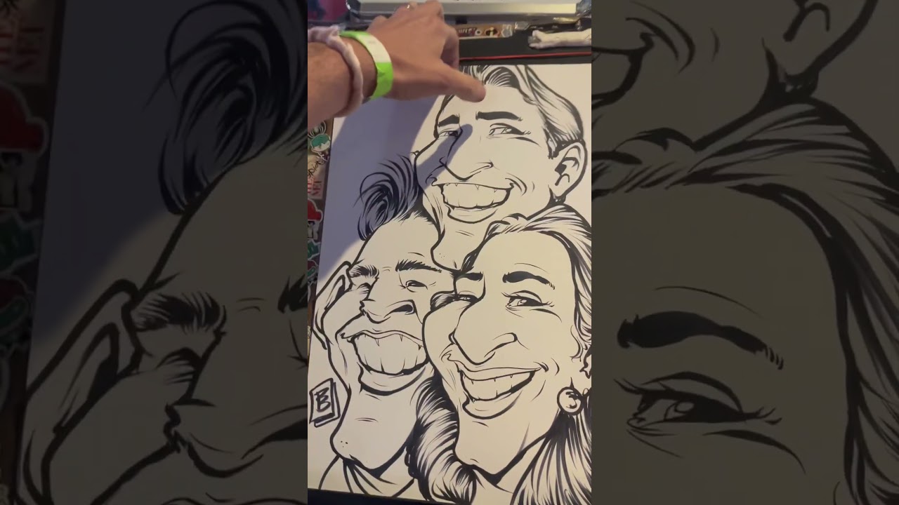 Promotional video thumbnail 1 for Designs by Dennis Caricatures