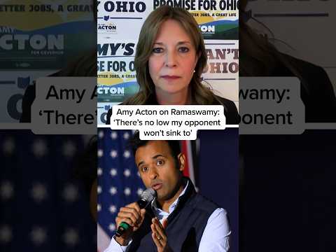 Amy Acton on Ramaswamy: ‘There’s no low my opponent won’t sink to’