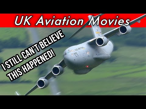 The low level legend! C-17 Globemaster in the Mach Loop