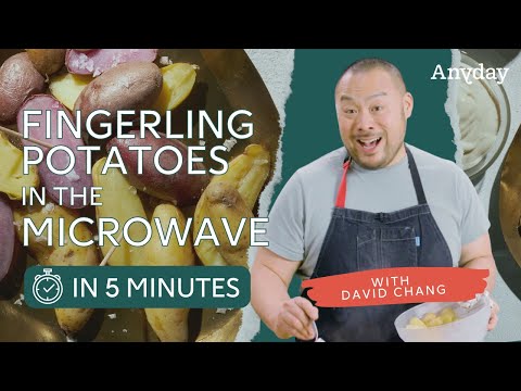 David Chang Cooks Fingerling Potatoes in the Microwave