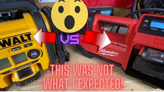Milwaukee M18 2848-20 VS Dewalt 20V Max DCC020IB Inflators R