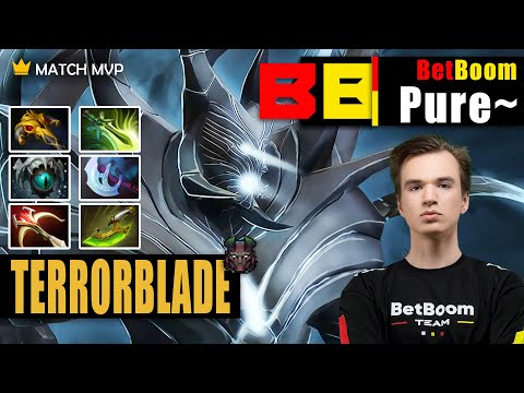 Terrorblade Safelane | BetBoom.Pure~ | TERRORBLADE EZ DAMAGE CARRY BUILD | 7.32d Gameplay Highlight