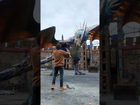 We visited the How To Train Your Dragon set