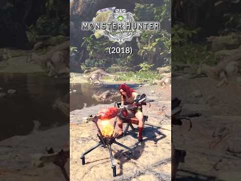 Evolution of the BBQ Spit in Every Monster Hunter Gen #monsterhunter #gaming