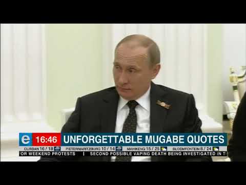 Some of Robert Mugabe's famous quotes