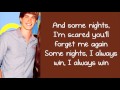 Glee - Some Nights (Good one!) (Lyrics)