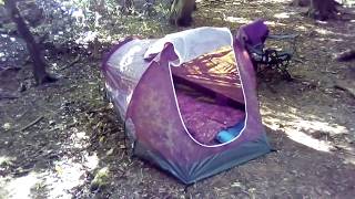MFH Tunnel Tent "Hochstein" 2 man. Wild camp test.