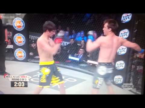 Ed West v Joshua Montoya Finish + Celebration [Bellator 91]