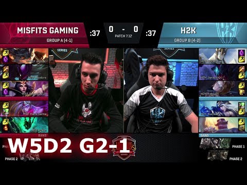 Misfits vs H2K Gaming | Game 1 S7 EU LCS Summer 2017 Week 5 Day 2 | MSF vs H2K G1 W5D2